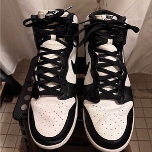 Nike Dunk High Retro "Panda" Size 14 (USED) a couple of times